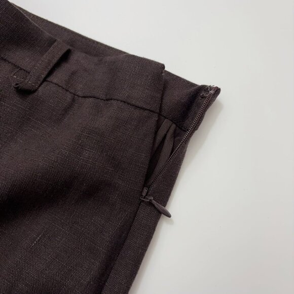 Into The East Slim Linen Halter Skirt - Picture 3 of 12